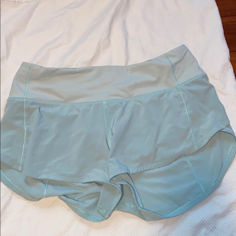 Light Blue Lululemon Shorts